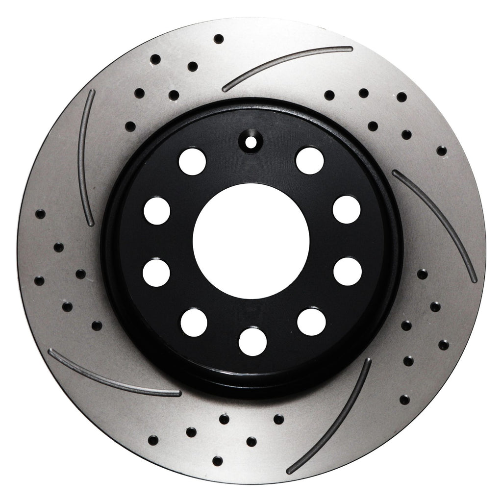 Dischi Freno Forati e Scanalati Posteriori 272mm VW Golf MK7 Jetta - foto 4