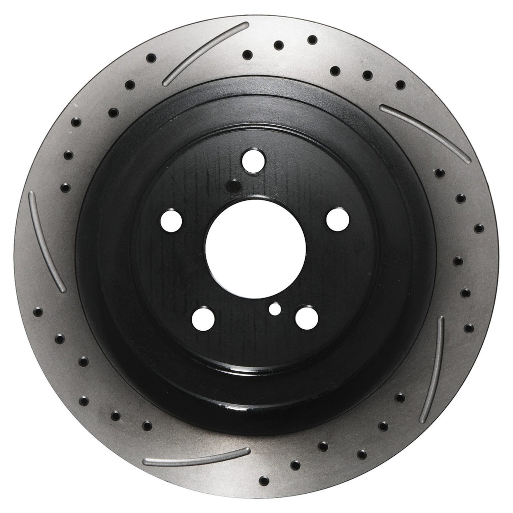 Dischi Freno Posteriori Forati e Baffati 290mm Subaru Impreza Legacy WRX 00-09 - foto 4
