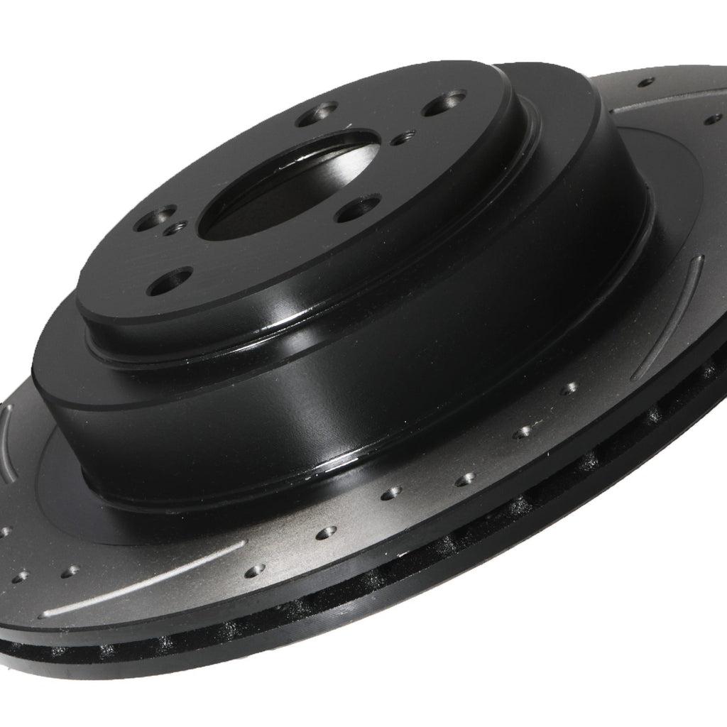 Dischi Freno Posteriori Forati e Baffati 290mm Subaru Impreza Legacy WRX 00-09 - foto 6