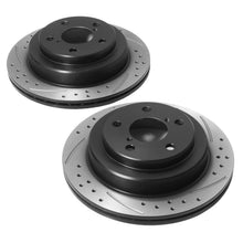 Dischi Freno Posteriori Forati e Baffati 265mm Subaru Impreza New Age WRX 01-05 - foto 4