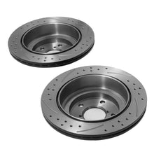 Dischi Freno Posteriori Forati e Baffati 265mm Subaru Impreza New Age WRX 01-05 - foto 5