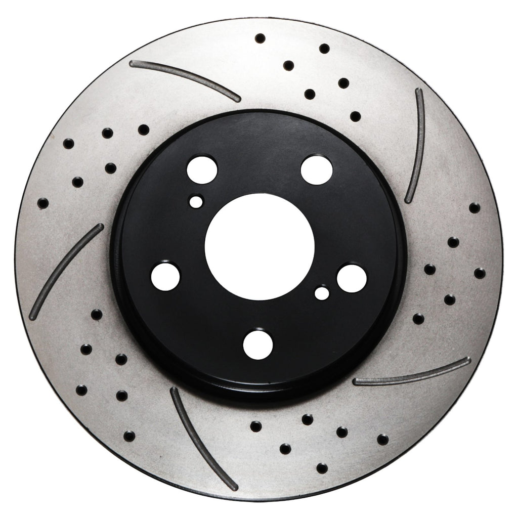Dischi Freno Anteriori Forati e Scanalati 255mm Toyota Celica T Sport 1.8 16V 99+ - foto 4