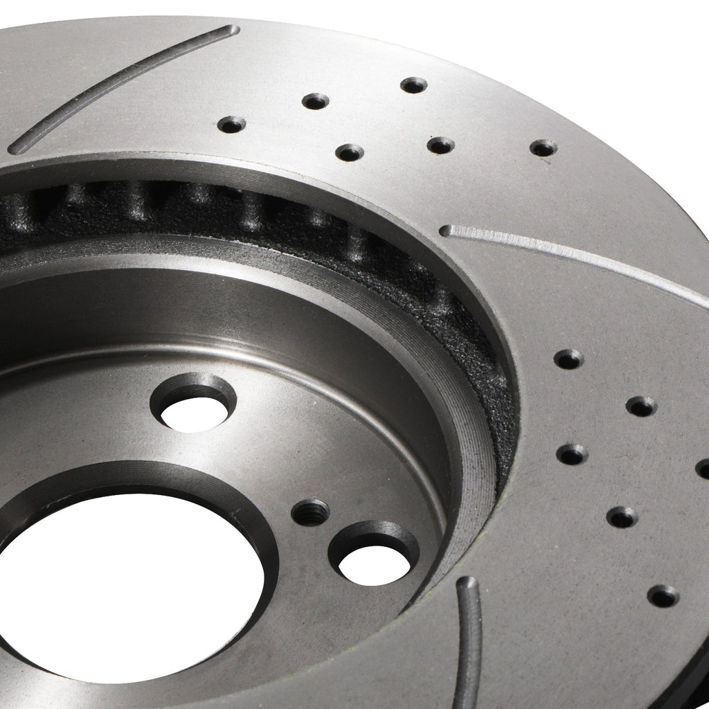 Dischi Freno Forati e Scanalati Anteriori 255mm Toyota Carina 92+ - foto 10