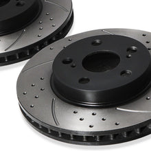 Dischi Freno Forati e Scanalati Anteriori 255mm Toyota Carina 92+ - foto 6