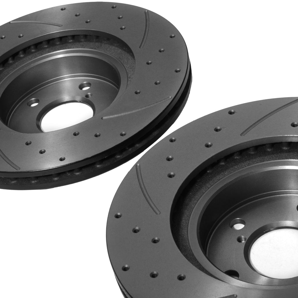 Dischi Freno Anteriori Forati e Scanalati 277mm Toyota GT86 Subaru BRZ 2.0 12+ - foto 7