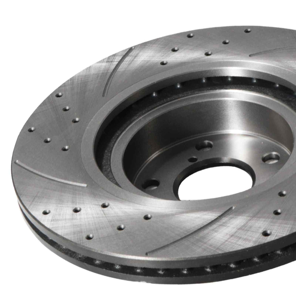 Dischi Freno Anteriori Forati Baffati 294mm Subaru BRZ 2.0 dal 2012 - foto 6