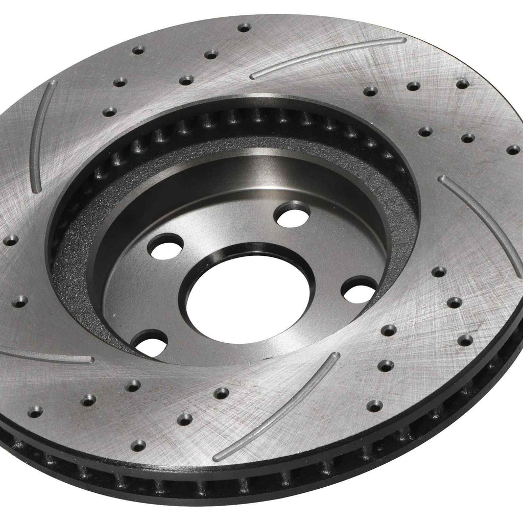 Dischi Freno Anteriori Forati e Scanalati 275mm Toyota Celica T230 1.8 16V 99+ - foto 6