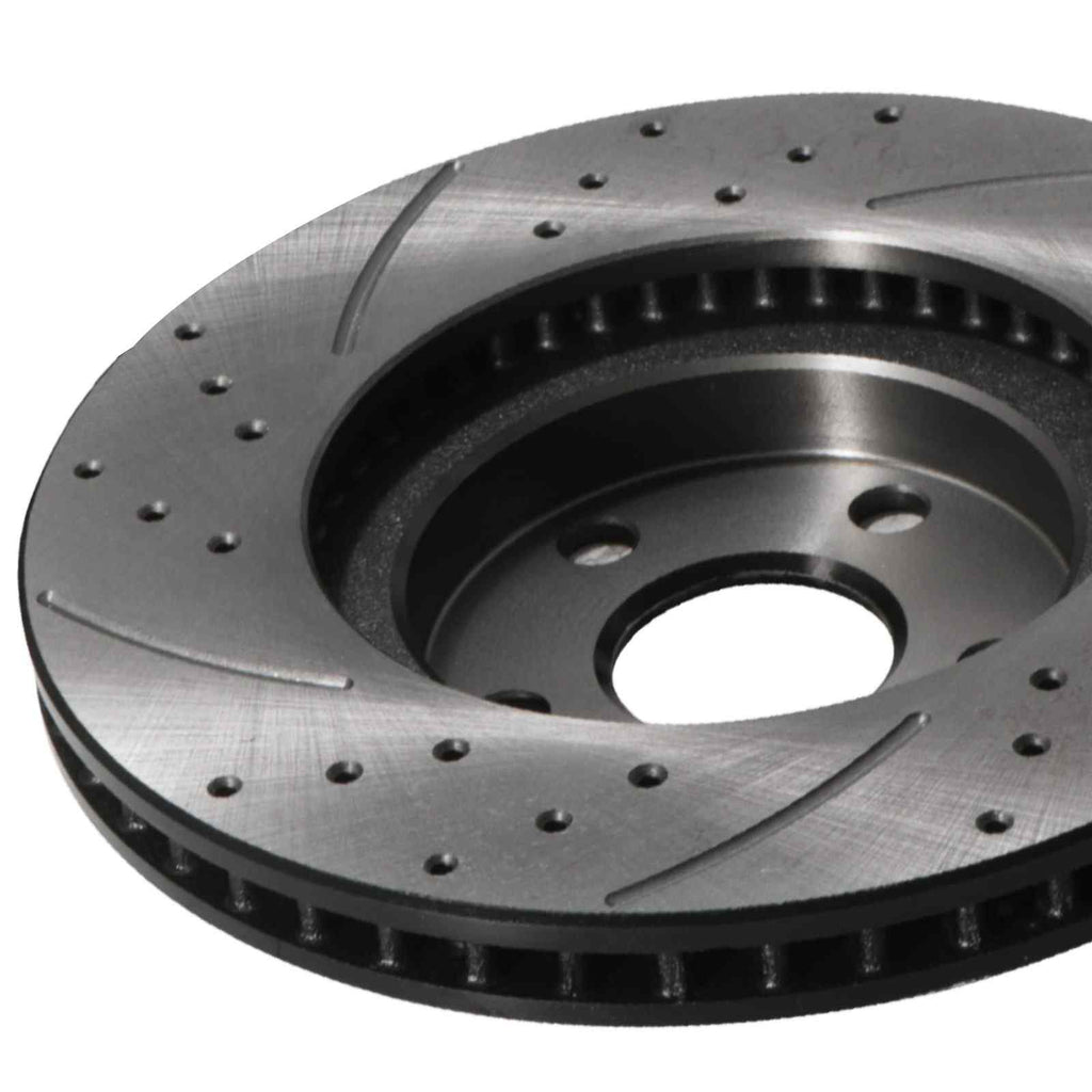Dischi Freno Anteriori Forati e Scanalati 275mm Toyota Celica T230 1.8 16V 99+ - foto 7