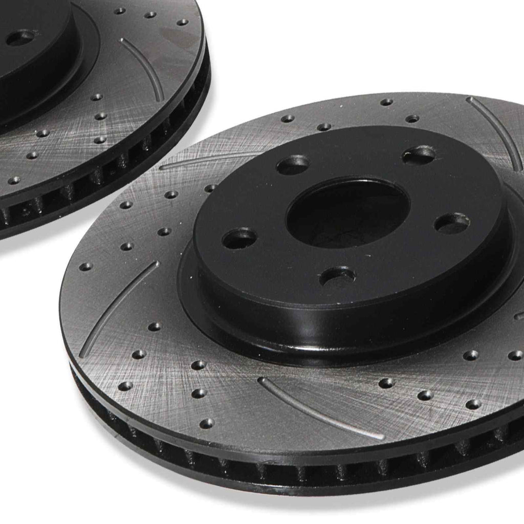 Dischi Freno Anteriori Forati e Scanalati 275mm Toyota Celica T230 1.8 16V 99+ - foto 8