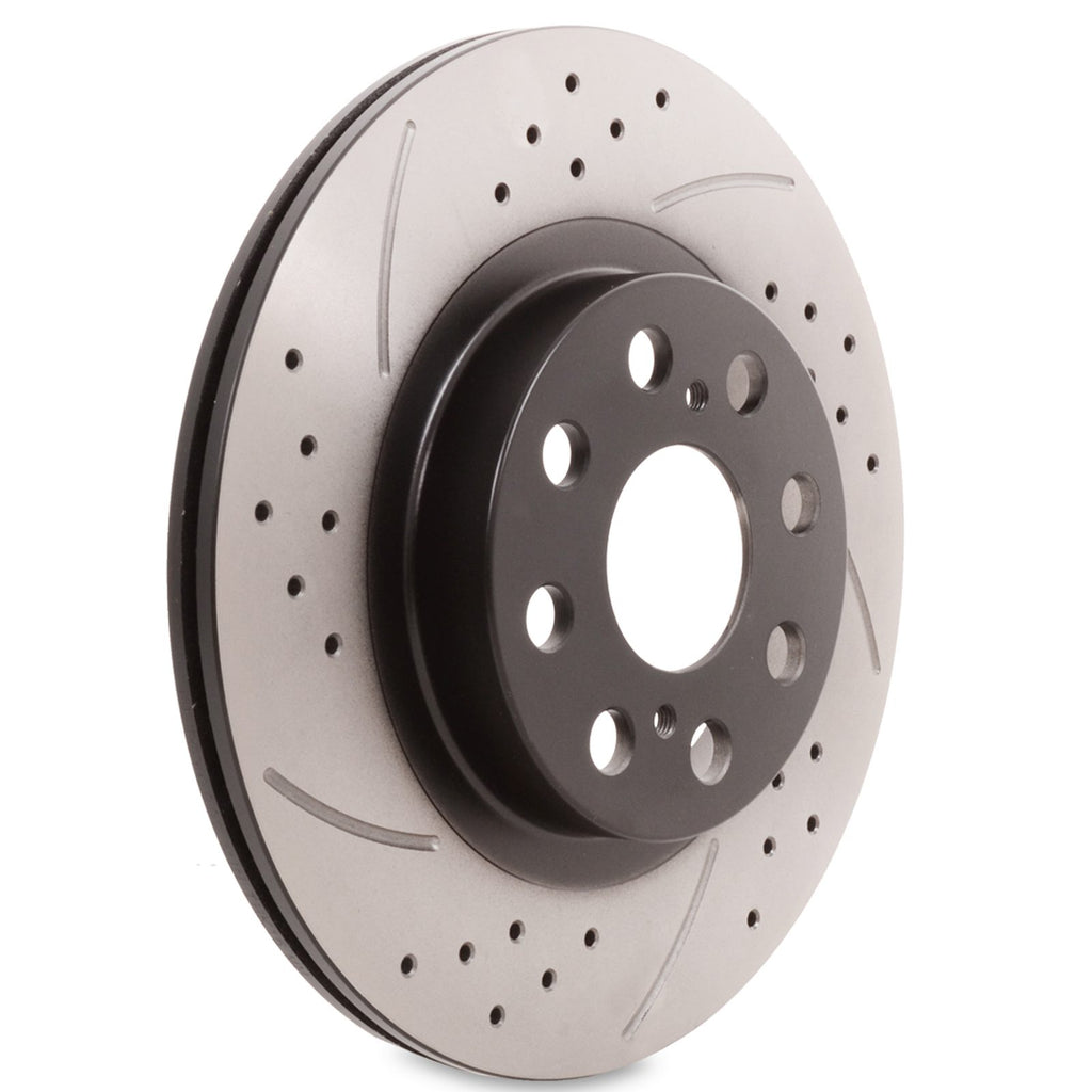 Dischi Freno Ventilati Forati e Scanalati Posteriori 263mm Toyota MR2 1ZZ - foto 3