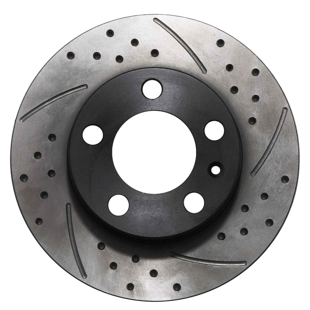 Dischi Freno Posteriori Forati e Baffati 232mm Audi A1 A3 TT 96+ - foto 4