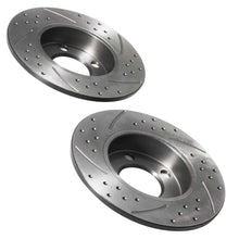 Dischi Freno Posteriori Forati e Baffati 232mm Volkswagen VW Golf MK4 Bora 1J 97-06 - foto 7