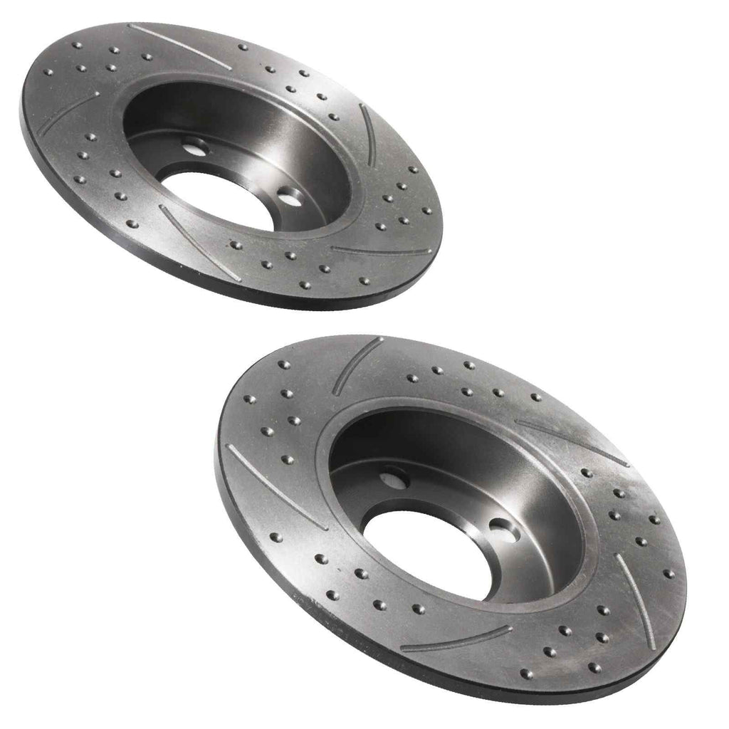 Dischi Freno Posteriori Forati e Baffati 232mm Skoda Fabia & Octavia 96+ - foto 7