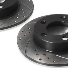 Dischi Freno Posteriori Forati e Baffati 232mm Volkswagen VW Polo 9N 6R AW 01+ - foto 10