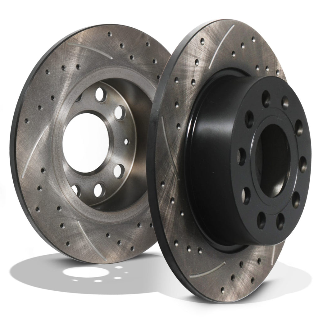 Dischi Freno Forati e Scanalati Posteriori 253mm Audi A3 8P 03-12