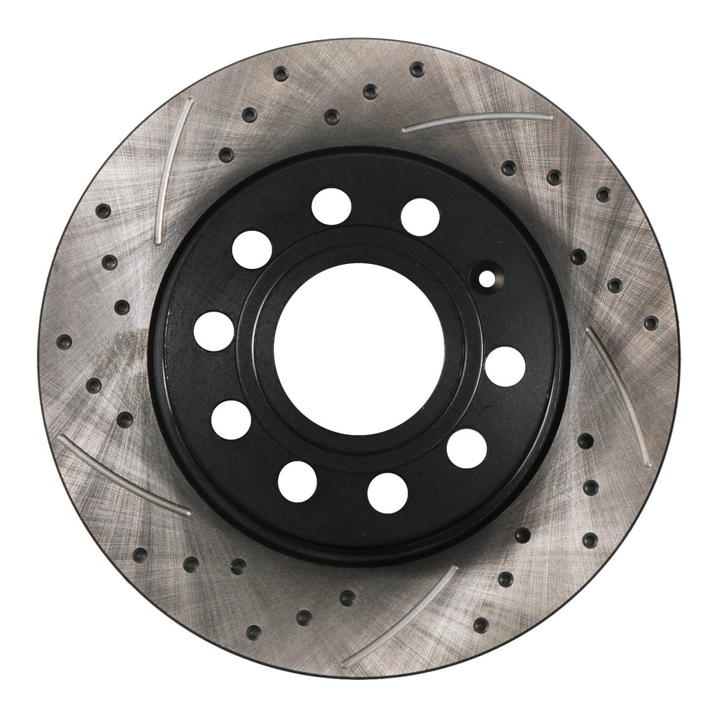 Dischi Freno Forati e Scanalati Posteriori 253mm VW Golf MK5 MK6 - foto 4