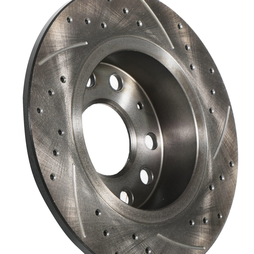 Dischi Freno Forati e Scanalati Posteriori 253mm Seat Leon 1P 5F - foto 6