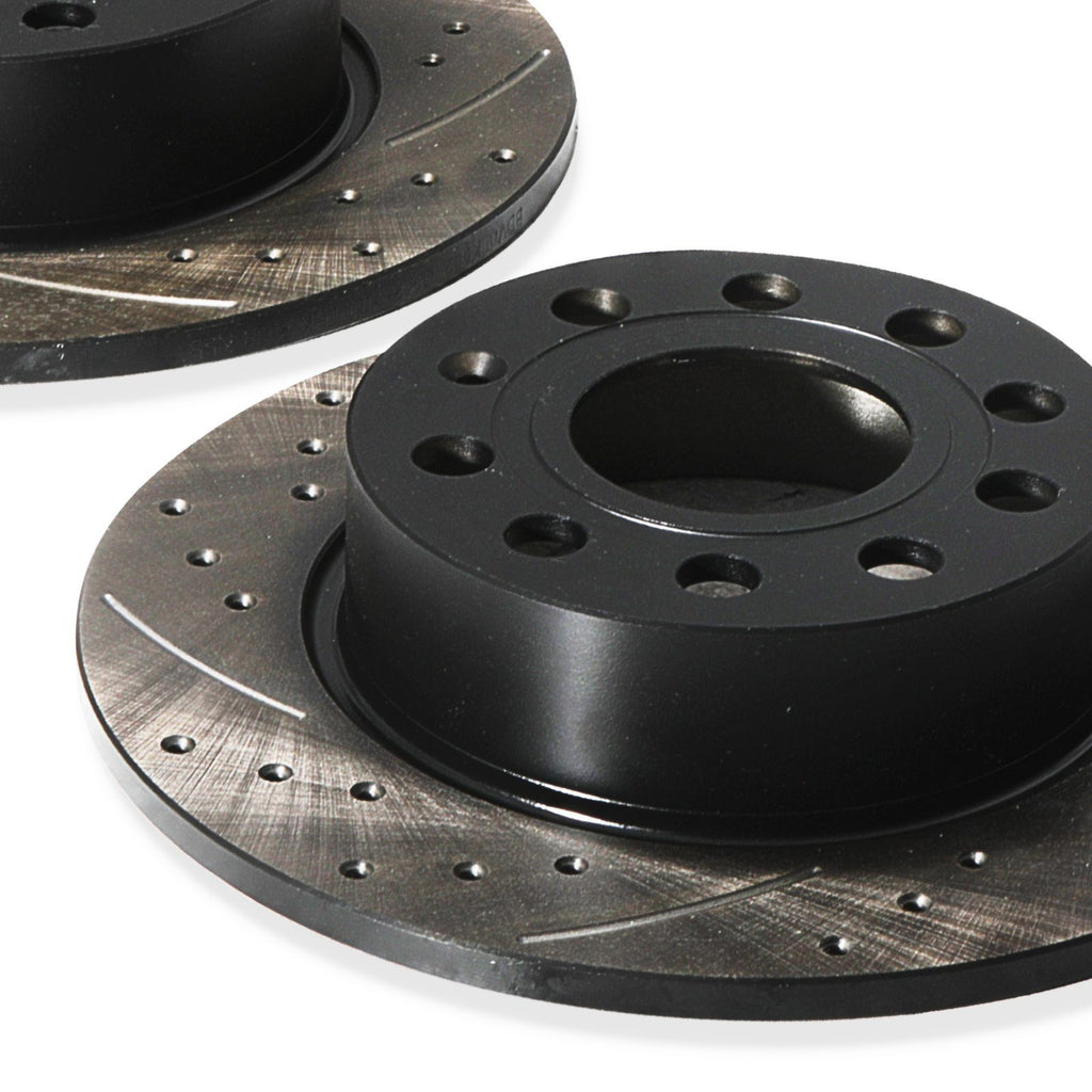 Dischi Freno Forati e Scanalati Posteriori 253mm Audi A3 8P 03-12 - foto 10
