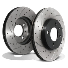 Dischi Freno Anteriori Forati e Scanalati 256mm Volkswagen Polo Caddy 88+