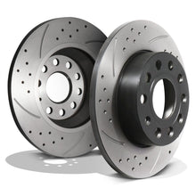 Dischi Freno Forati e Scanalati Posteriori 256mm VW Caddy Jetta Scirocco 04-15