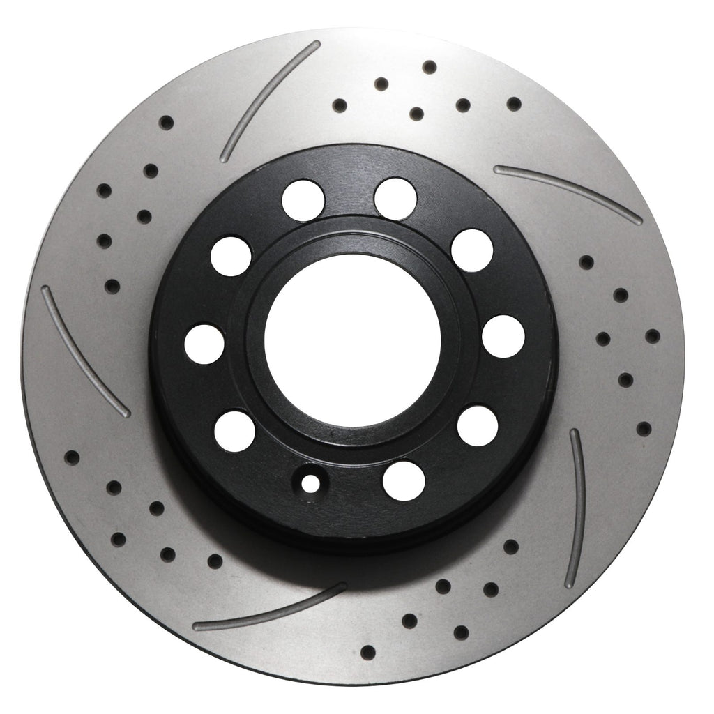 Dischi Freno Forati e Scanalati Posteriori 256mm Audi A3 8P Quattro 03-12 - foto 4