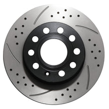 Dischi Freno Forati e Scanalati Posteriori 256mm VW Caddy Jetta Scirocco 04-15 - foto 4