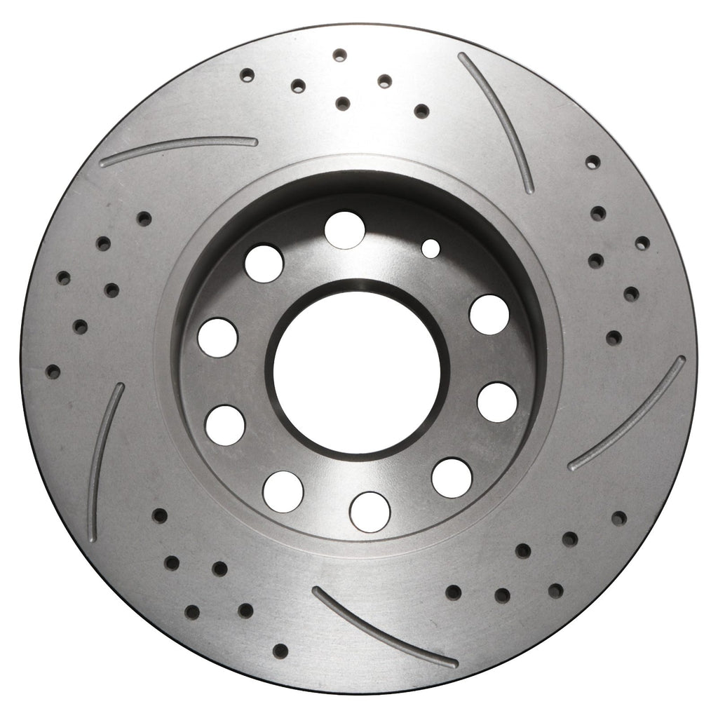 Dischi Freno Forati e Scanalati Posteriori 256mm Audi A3 8P Quattro 03-12 - foto 10