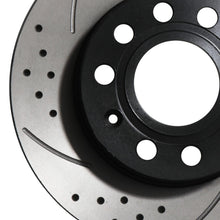 Dischi Freno Forati e Scanalati Posteriori 256mm VW Golf MK5 MK6 GTI - foto 5