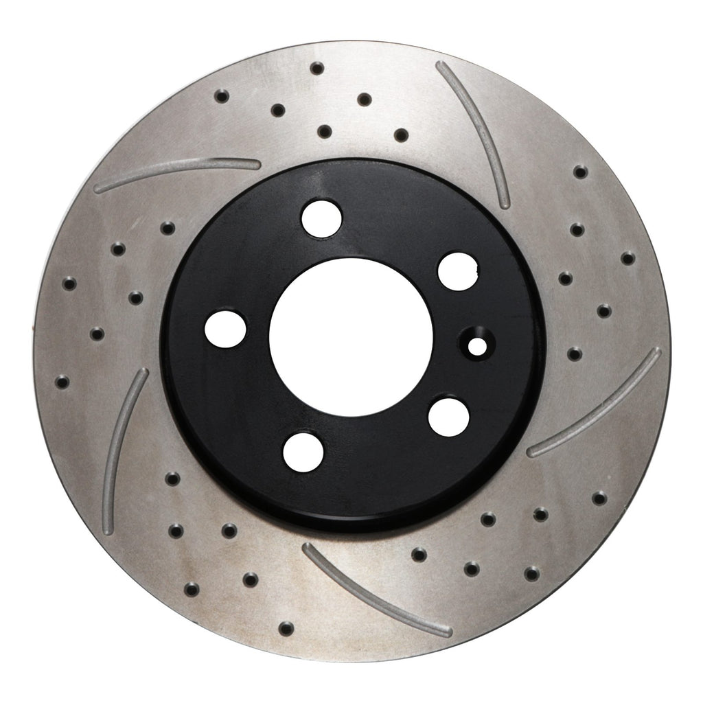 Dischi Freno Posteriori Forati e Baffati 256mm Audi S3 8L TT 3.2 VR6 1.8T Quattro - foto 4
