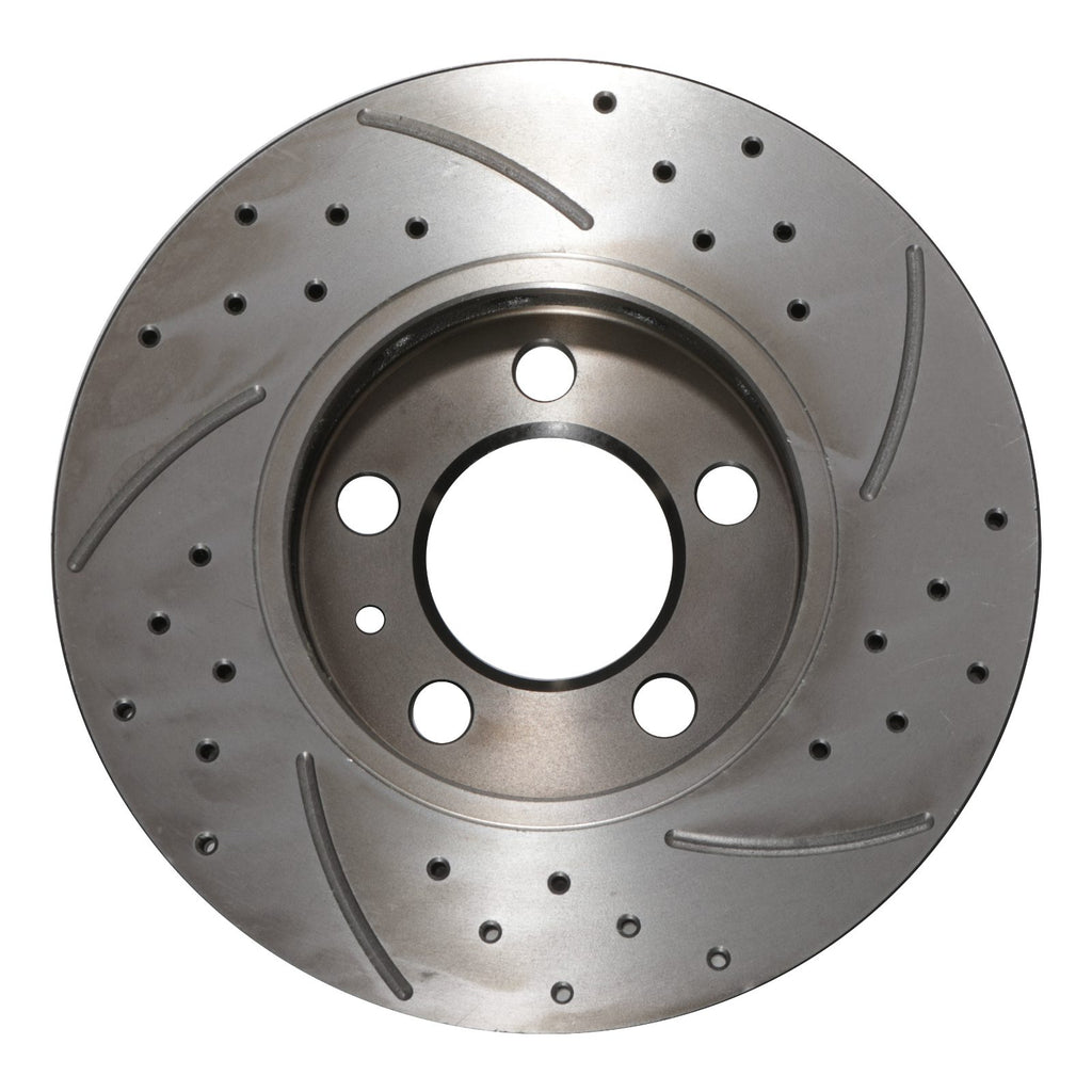 Dischi Freno Posteriori Forati e Baffati 256mm Audi S3 8L TT 3.2 VR6 1.8T Quattro - foto 5