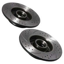 Dischi Freno Posteriori Forati 226mm VW Golf MK3 Polo 1.6 1.8 1.9 TDI GTI - foto 9