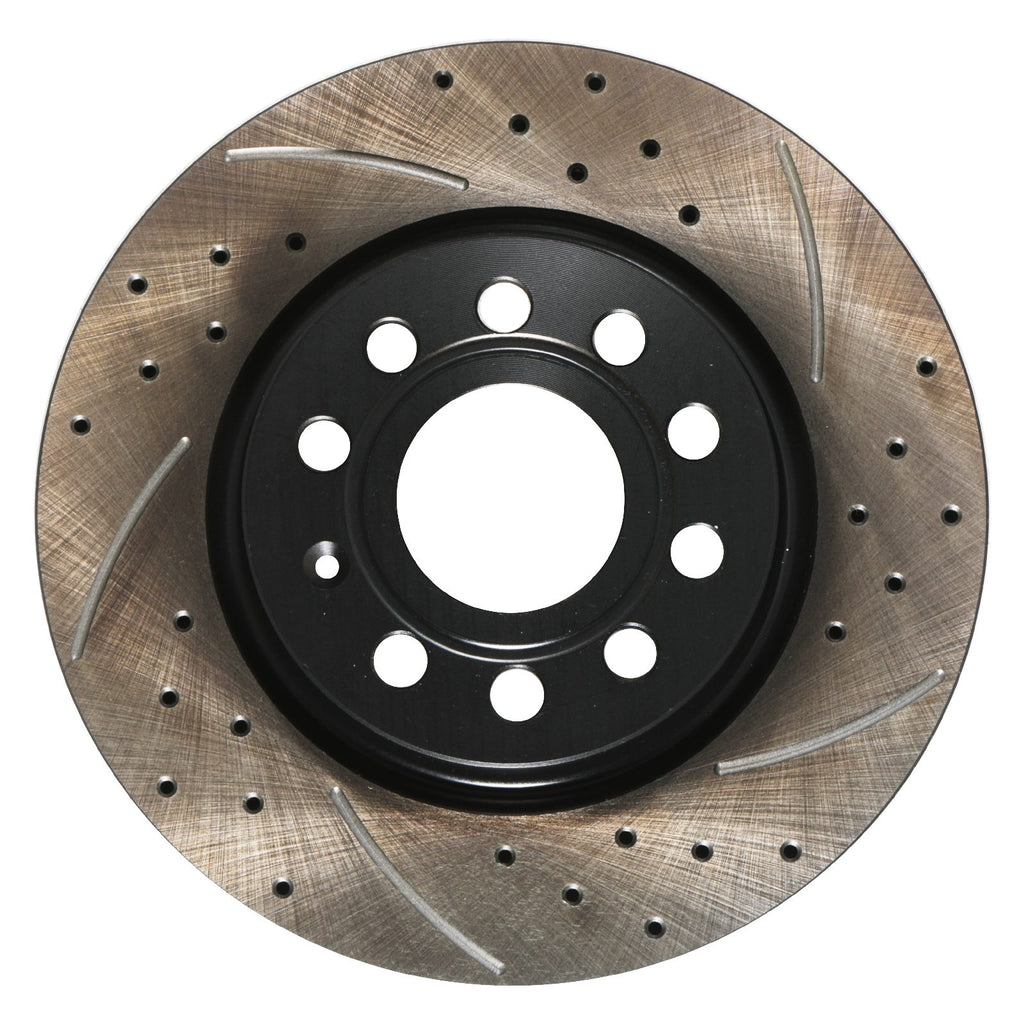Dischi Freno Anteriori Forati e Scanalati 280mm Audi A3 8P 1.4 1.9 2.0 TDI TFSI 03+ - foto 4