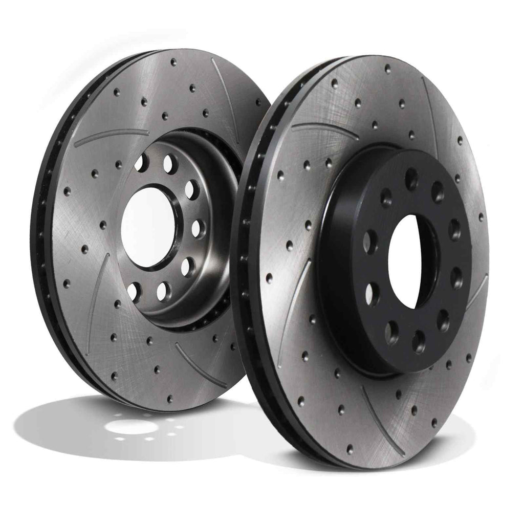 Dischi Freno Anteriori Forati Baffati 288mm VW Golf MK5 MK6 MK7 2004-2020