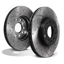 Dischi Freno Anteriori Forati Baffati 288mm VW Golf MK5 MK6 MK7 2004-2020
