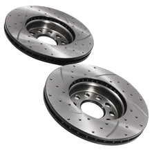 Dischi Freno Anteriori Forati Baffati 288mm VW Golf MK5 MK6 MK7 2004-2020 - foto 6