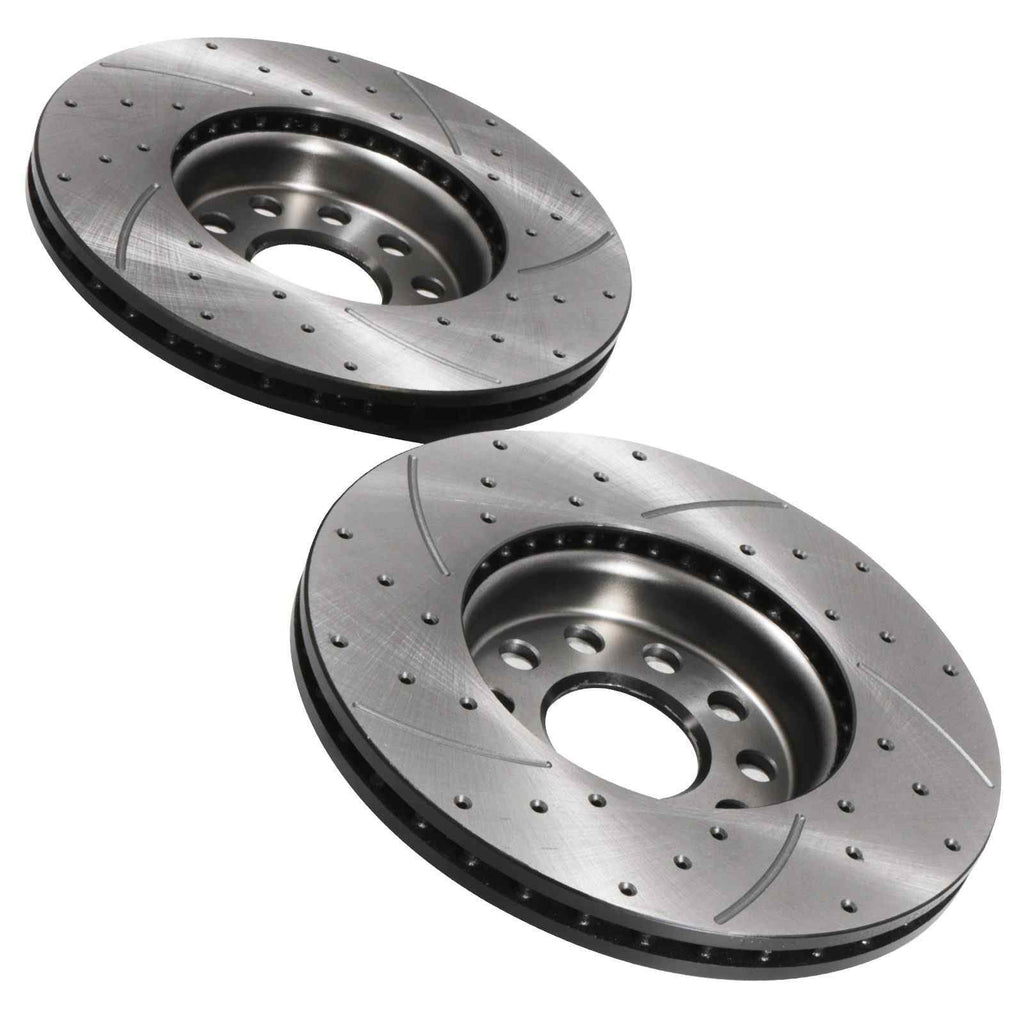 Dischi Freno Anteriori Forati Baffati 288mm Seat Leon e Altea 1P 5F dal 2008 - foto 9