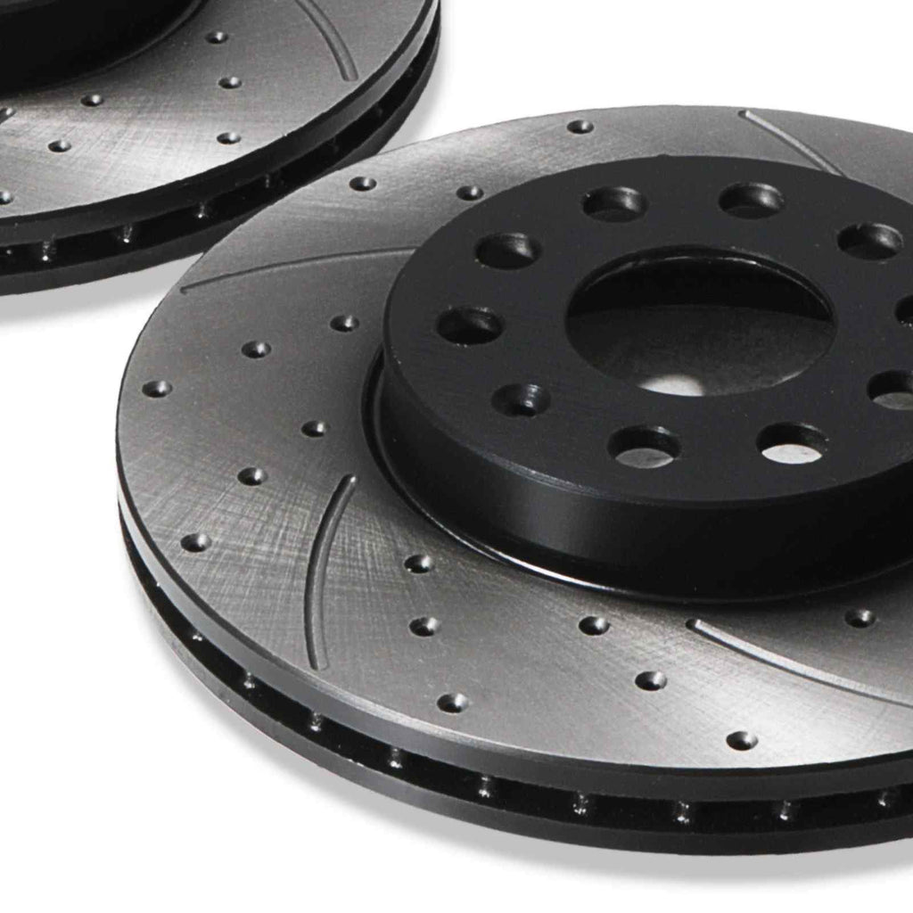 Dischi Freno Anteriori Forati Baffati 288mm VW Golf MK5 MK6 MK7 2004-2020 - foto 10