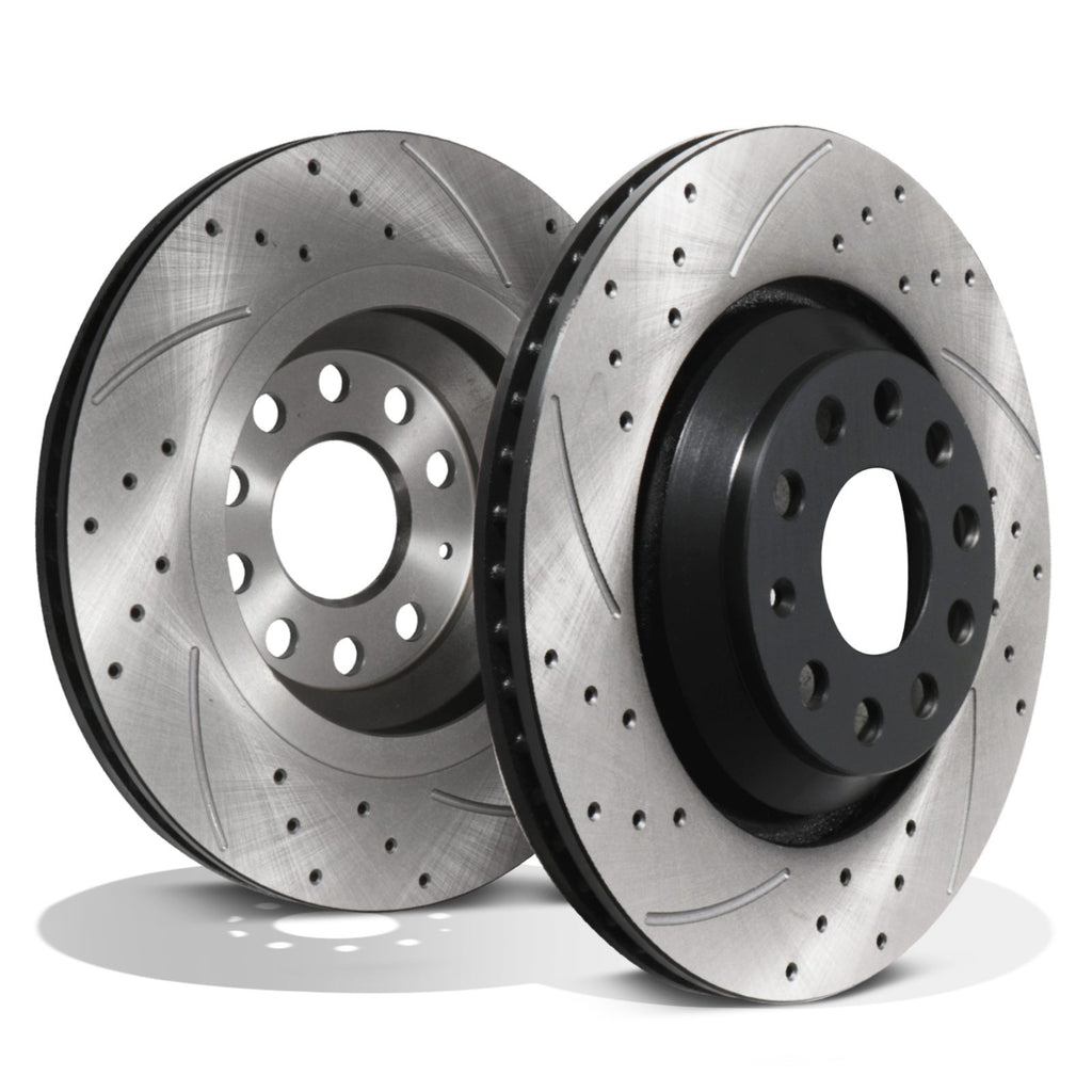 Dischi Freno Posteriori Forati e Scanalati 310mm VW Golf MK6 MK7 MK8 GTI GTD R 2.0 TSI 13+