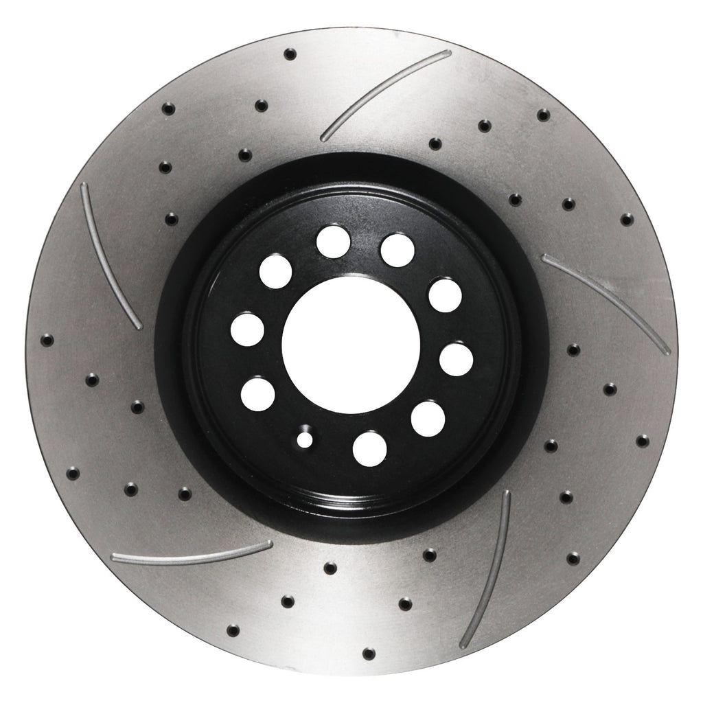 Dischi Freno Anteriori Forati e Scanalati 312mm Skoda Octavia 1U 1.8T 20V Vrs 01-06 - foto 4