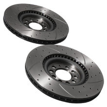 Dischi Freno Anteriori Forati e Scanalati 312mm Seat Leon 1.8T 1.9 TDI Cupra R 99-06 - foto 6