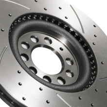 Dischi Freno Anteriori Forati e Scanalati 312mm Volkswagen Golf MK4 1.8T GTI V5 2.8 V6 R32 - foto 7