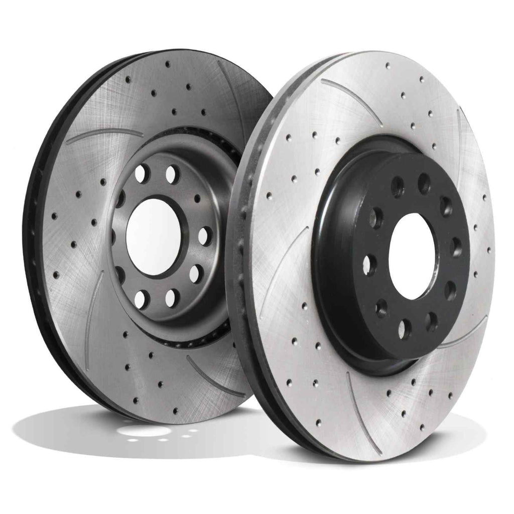 Dischi Freno Anteriori Forati e Scanalati 312mm Audi A1 A3 Q3 TT 03-20