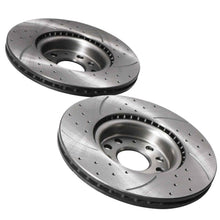 Dischi Freno Anteriori Forati e Scanalati 312mm Audi A1 A3 Q3 TT 03-20 - foto 9