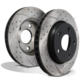 Dischi Freno Anteriori Forati e Scanalati 345mm Audi A3 S3 8P 2.5 3.2 V6 Quattro 03-12
