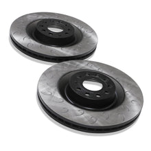 Dischi Freno Anteriori Ondulati 345mm Volkswagen Golf MK5 MK6 GTI VR6 R32 R 06-14 - foto 4