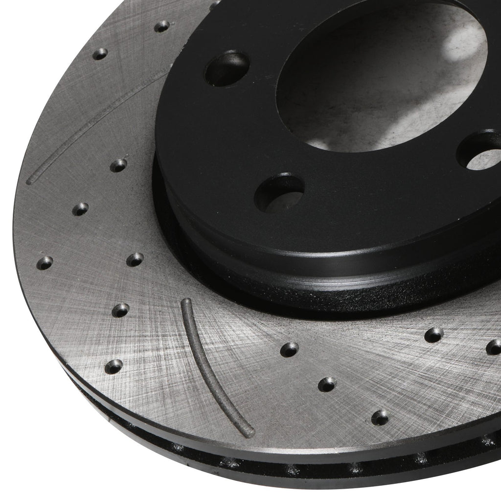 Dischi Freno Posteriori Forati e Baffati 294mm VW Transporter T5 2.5 2.0 TDI TSI 03+ - foto 6