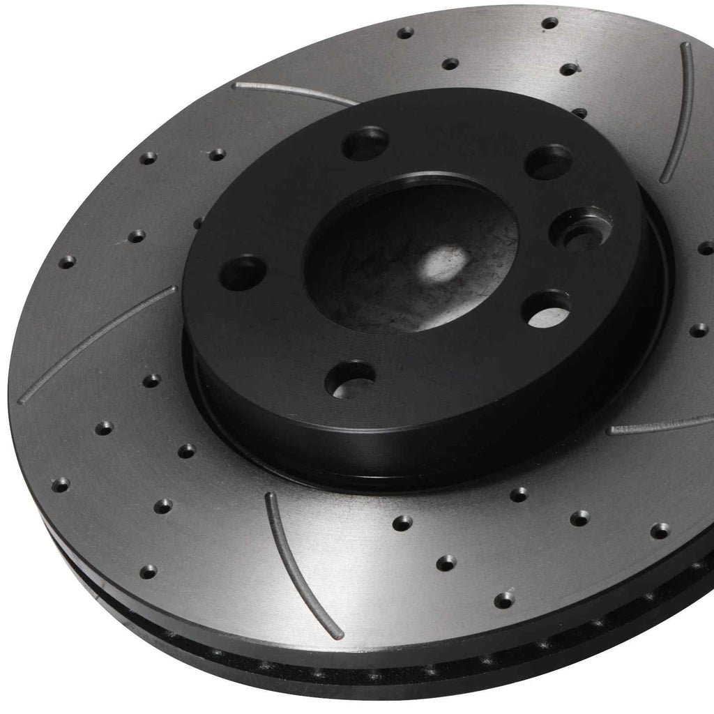 Dischi Freno Anteriori Forati e Scanalati 308mm Volkswagen Transporter / Multivan T5 03-15 - foto 6