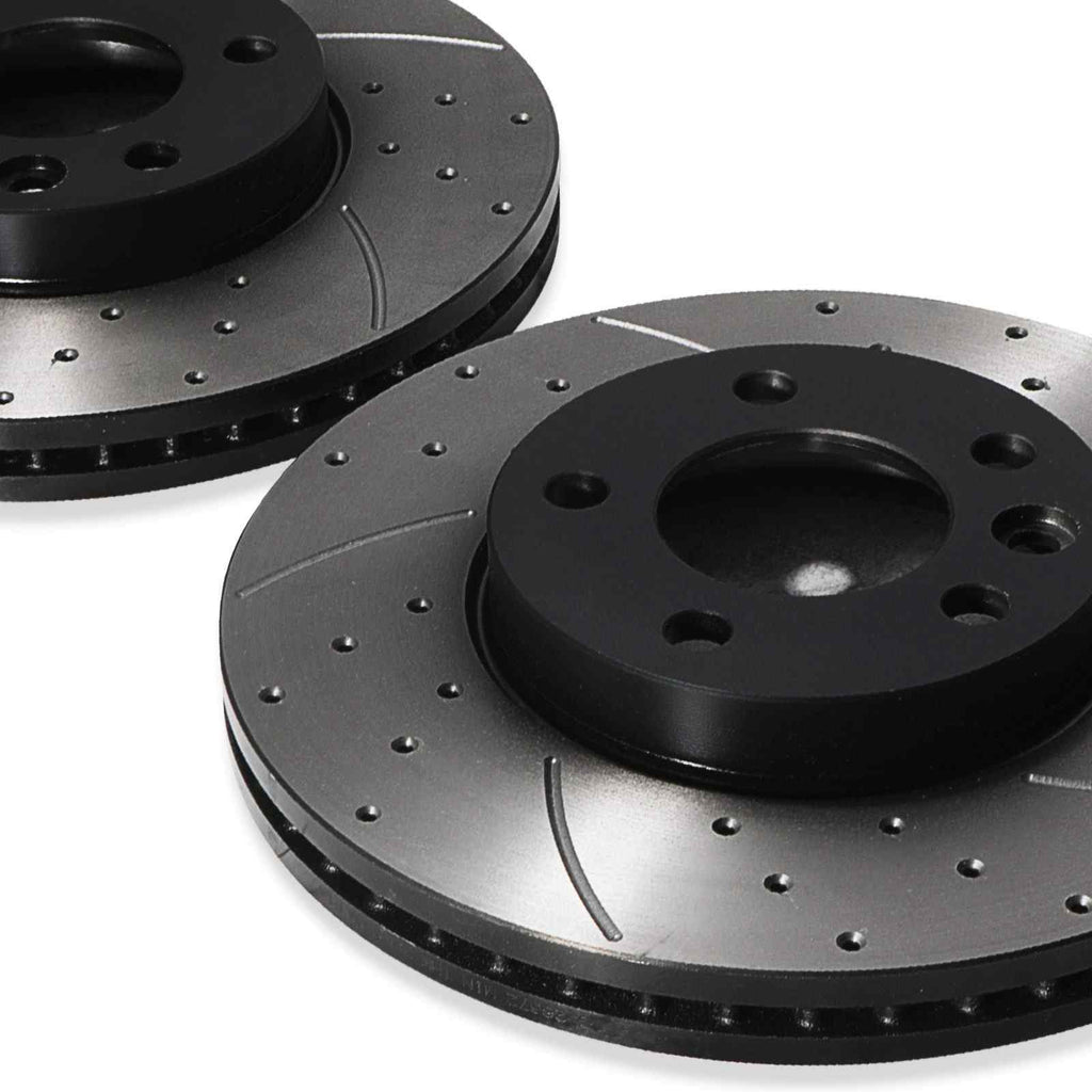 Dischi Freno Anteriori Forati e Scanalati 308mm Volkswagen Transporter / Multivan T5 03-15 - foto 10
