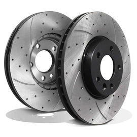 Dischi Freno Anteriori Forati e Scanalati 340mm Volkswagen Transporter T6 2.0 TSI TDI 15+
