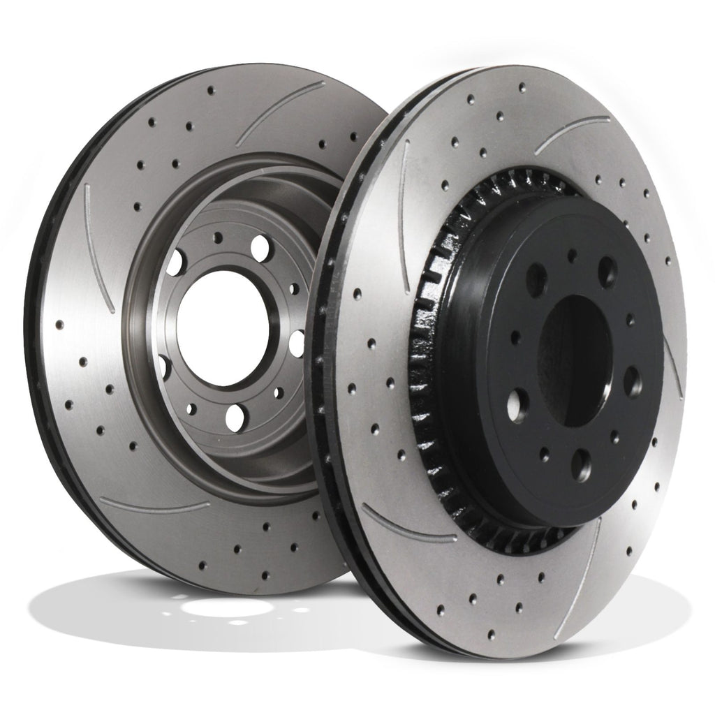 Dischi Freno Posteriori Forati e Baffati 308mm Volvo Xc90 4.4 V8 3.0 T6 2.5 T 2.5 D5